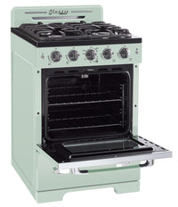Classic Retro by Unique 24" Convection Gas Range - UGP-24CR LG | Cuisinière à gaz Classic Rétro par Unique de 24 po à convection - UGP-24CR LG | D79GFZ29