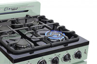 Classic Retro by Unique 24" Convection Gas Range - UGP-24CR LG | Cuisinière à gaz Classic Rétro par Unique de 24 po à convection - UGP-24CR LG | D79GFZ29