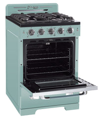 Classic Retro by Unique 24" Convection Gas Range - UGP-24CR T | Cuisinière à gaz Classic Rétro par Unique de 24 po à convection - UGP-24CR T | D79G3N94