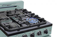 Classic Retro by Unique 24" Convection Gas Range - UGP-24CR T | Cuisinière à gaz Classic Rétro par Unique de 24 po à convection - UGP-24CR T | D79G3N94