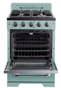 Classic Retro by Unique 24" Convection Gas Range - UGP-24CR T | Cuisinière à gaz Classic Rétro par Unique de 24 po à convection - UGP-24CR T | D79G3N94