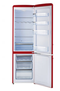 Classic Retro by Unique 9 Cu. Ft. Bottom Freezer Refrigerator - UGP-275L R AC | Réfrigérateur Classic Rétro par Unique de 9 pi³ à congélateur inférieur - UGP-275L R AC | D79GIBWW