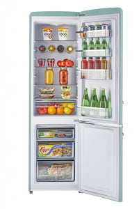 Classic Retro by Unique 9 Cu. Ft. Bottom Freezer Refrigerator - UGP-275L T AC | Réfrigérateur Classic Rétro par Unique de 9 pi³ à congélateur inférieur - UGP-275L T AC | D79G1LNA