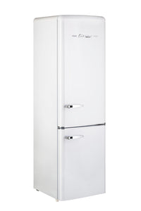 Off-Grid Classic Retro by Unique 10 Cu. Ft. Solar Powered DC Bottom Mount Refrigerator - UGP-275L W | Réfrigérateur CC, alimentation solaire Classic Rétro hors réseau par Unique 10 pi³ congélateur inférieur - UGP-275L W | D79GE6WZ