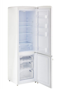 Off-Grid Classic Retro by Unique 10 Cu. Ft. Solar Powered DC Bottom Mount Refrigerator - UGP-275L W | Réfrigérateur CC, alimentation solaire Classic Rétro hors réseau par Unique 10 pi³ congélateur inférieur - UGP-275L W | D79GE6WZ