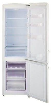 Off-Grid Classic Retro by Unique 10 Cu. Ft. Solar Powered DC Bottom Mount Refrigerator - UGP-275L W | Réfrigérateur CC, alimentation solaire Classic Rétro hors réseau par Unique 10 pi³ congélateur inférieur - UGP-275L W | D79GE6WZ