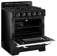 Classic Retro by Unique 30" Convection Gas Range - UGP-30CR B | Cuisinière à gaz Classic Rétro par Unique de 30 po à convection - UGP-30CR B | D79G4LQL