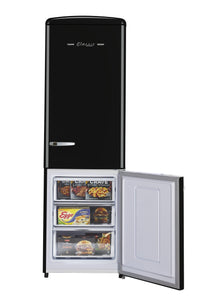 Classic Retro by Unique 12 Cu. Ft. Frost-Free Bottom Freezer Refrigerator - UGP-330L B AC | Réfrigérateur Classic Rétro par Unique de 12 pi³ à congélateur inférieur sans givre - UGP-330L B AC | D79G3UK7