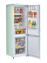 Classic Retro by Unique 12 Cu. Ft. Frost-Free Bottom Freezer Refrigerator - UGP-330L LG AC | Réfrigérateur Classic Rétro par Unique de 12 pi³ à congélateur inférieur sans givre - UGP-330L LG AC | D79GBE70