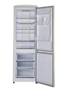Classic Retro by Unique 12 Cu. Ft. Frost-Free Bottom Freezer Refrigerator - UGP-330L LG AC | Réfrigérateur Classic Rétro par Unique de 12 pi³ à congélateur inférieur sans givre - UGP-330L LG AC | D79GBE70
