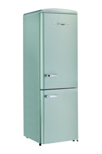 Classic Retro by Unique 12 Cu. Ft. Frost-Free Bottom Freezer Refrigerator - UGP-330L T AC | Réfrigérateur Classic Rétro par Unique de 12 pi³ à congélateur inférieur sans givre - UGP-330L T AC | D79GVN6R
