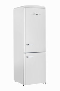 Classic Retro by Unique 12 Cu. Ft. Frost-Free Bottom Freezer Refrigerator - UGP-330L W AC | Réfrigérateur Classic Rétro par Unique de 12 pi³ à congélateur inférieur sans givre - UGP-330L W AC | D79G82ZQ