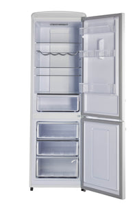 Classic Retro by Unique 12 Cu. Ft. Frost-Free Bottom Freezer Refrigerator - UGP-330L W AC | Réfrigérateur Classic Rétro par Unique de 12 pi³ à congélateur inférieur sans givre - UGP-330L W AC | D79G82ZQ