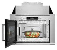 Whirlpool 0.8 Cu. Ft. Space-Saving Microwave Hood Combination - UMH50008HS - Over-the-Range Microwave in Stainless Steel