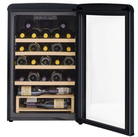Classic Retro by Unique 28-Bottle Wine Refrigerator - UGP-125CR WF B | Réfrigérateur à vin Classic Rétro par Unique de 28 bouteilles - UGP-125CR WF B | D79G5DDS