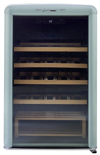 Classic Retro by Unique 28-Bottle Wine Refrigerator - UGP-125CR WF T | Réfrigérateur à vin Classic Rétro par Unique de 28 bouteilles - UGP-125CR WF T | D79G7X1T