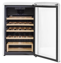 Classic Retro by Unique 28-Bottle Wine Refrigerator - UGP-125CR WF W | Réfrigérateur à vin Classic Rétro par Unique de 28 bouteilles - UGP-125CR WF W | D79GXT1X