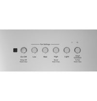 GE 20" Custom Range Hood Insert - UVC7300SLSS - Range Hood in Stainless Steel