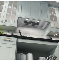 GE 20" Custom Range Hood Insert - UVC7300SLSS - Range Hood in Stainless Steel