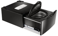 LG TWIN Wash™ 1.1 Cu. Ft. SideKick™ 27" Pedestal Washer - WD100CB  - Laundry Pedestal in Black Steel