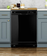 Whirlpool Heavy-Duty Tall-Tub Portable Dishwasher - WDP370PAHB - Dishwasher in Black