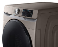 Samsung 5.2 Cu. Ft. Front-Load Washer with Steam - WF45R6100AC/US - Washer in Champagne