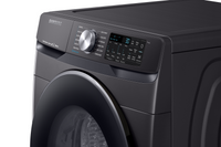 Samsung 5.2 Cu. Ft. Smart Front-Load Washer - WF45R6300AV/US - Washer in Fingerprint Resistant Black Stainless Steel