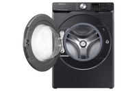 Samsung 5.2 Cu. Ft. Smart Front-Load Washer - WF45R6300AV/US - Washer in Fingerprint Resistant Black Stainless Steel