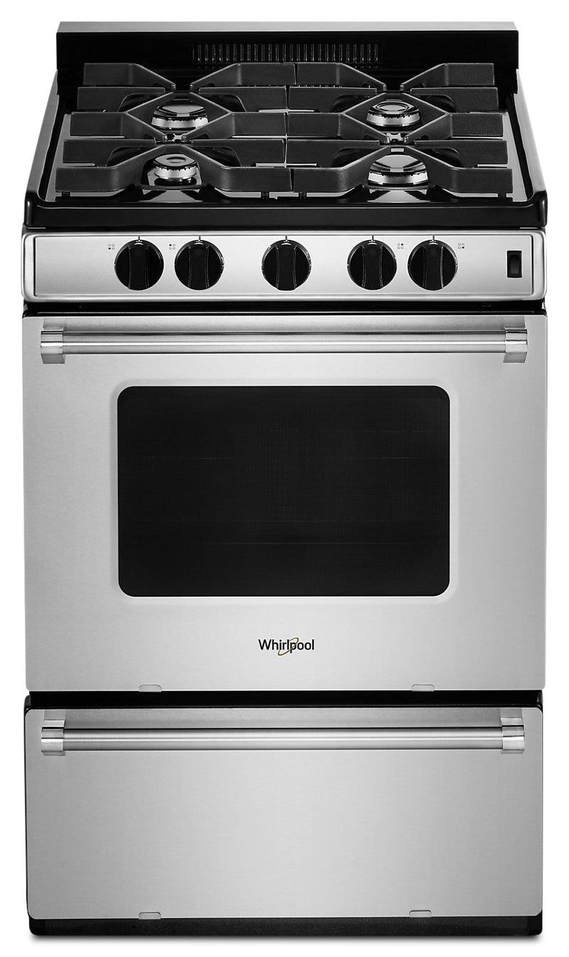 Whirlpool 24-Inch 3.0 Cu. Ft. Freestanding Gas Range - WFG500M4HS