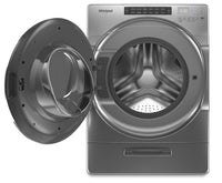 Whirlpool 5.2 Cu. Ft. Closet-Depth Front-Load Washer with Load & Go XL Dispenser – WFW6620HC - Washer in Grey