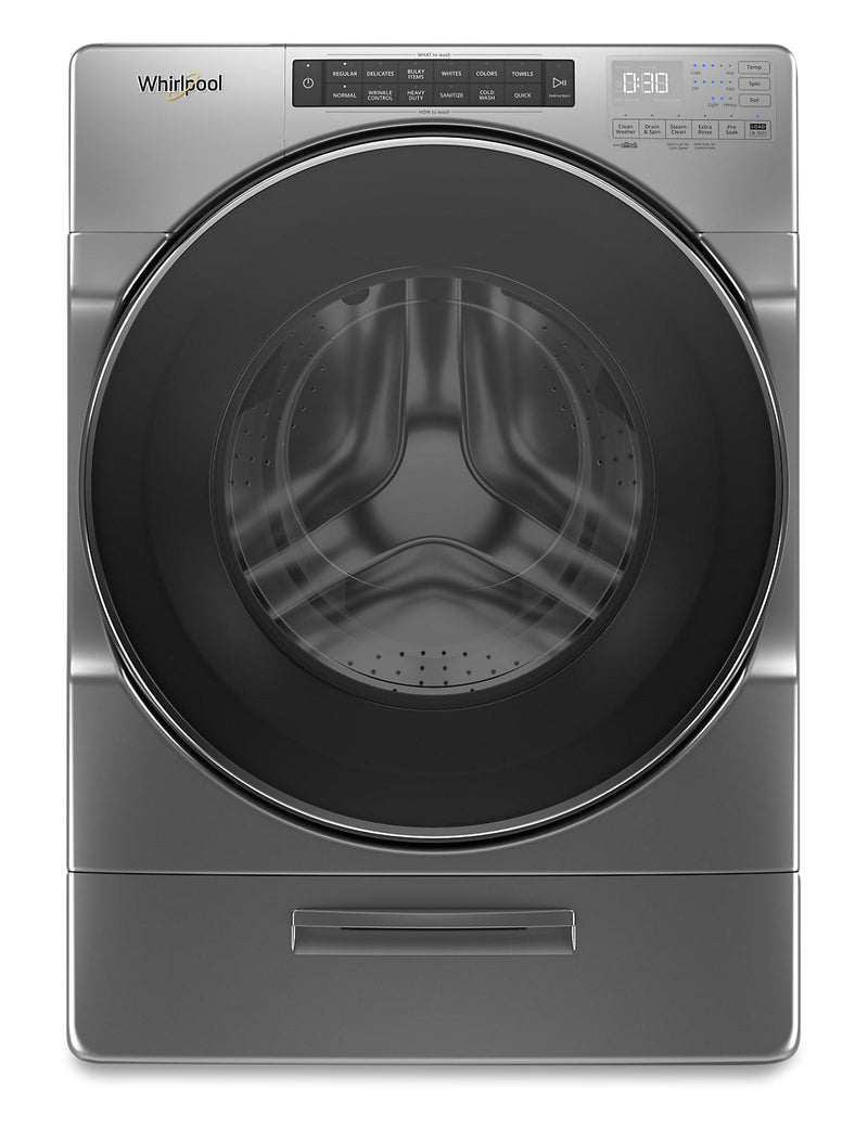 Whirlpool 5.2 Cu. Ft. Closet-Depth Front-Load Washer with Load & Go XL Dispenser – WFW6620HC - Washer in Grey