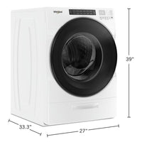 Whirlpool 5.2 Cu. Ft. Closet-Depth Front-Load Washer with Load & Go XL Dispenser – WFW6620HW - Washer in White