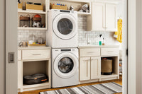 Whirlpool 5.0 Cu. Ft. Front-Load Washer and 7.4 Cu. Ft. Gas Dryer - White - Laundry Set in White