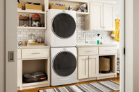 Whirlpool 5.8 Cu. Ft. Smart Front-Load Washer and 7.4 Cu. Ft. Smart Front-Load Dryer - White