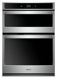 Whirlpool 6.4 Cu. Ft. Smart Combination Wall Oven - WOC54EC0HS - Double Wall Oven in Stainless Steel