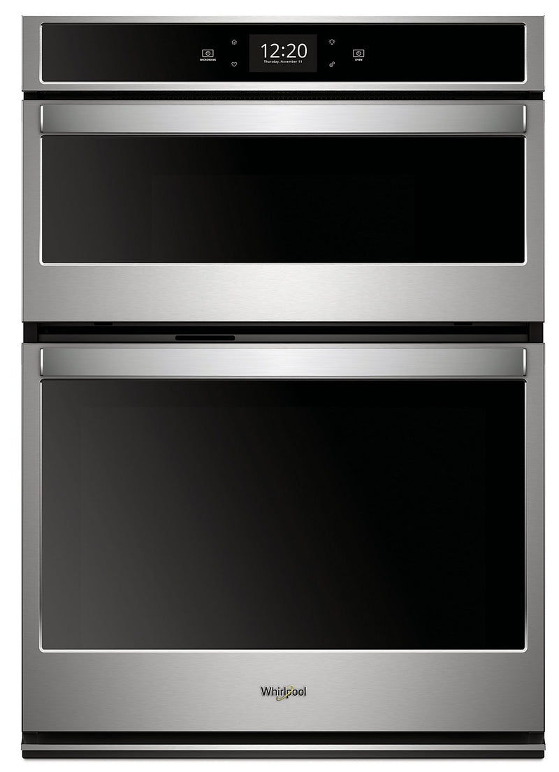 Whirlpool 6.4 Cu. Ft. Smart Combination Wall Oven - WOC75EC0HS - Double Wall Oven in Stainless Steel