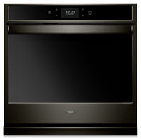 Whirlpool 4.3 Cu. Ft. Smart Single Wall Oven - WOS72EC7HV - Electric Wall Oven in Fingerprint Resistant Black Stainless Steel