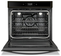Whirlpool 4.3 Cu. Ft. Smart Single Wall Oven - WOS72EC7HV - Electric Wall Oven in Fingerprint Resistant Black Stainless Steel