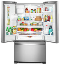 Whirlpool 20 Cu. Ft. Counter-Depth French-Door Refrigerator - WRF550CDHZ - Refrigerator in Stainless Steel