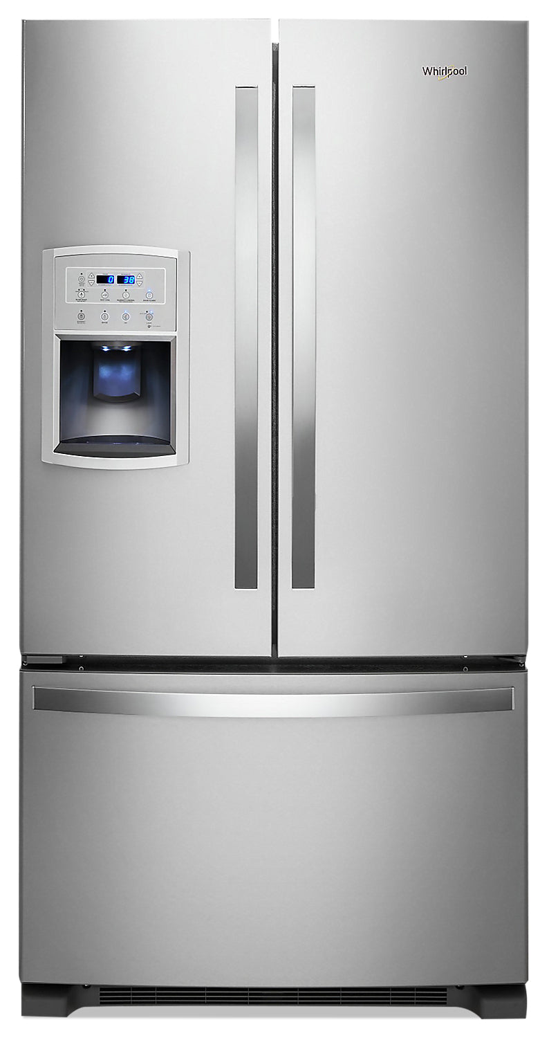 Whirlpool 20 Cu. Ft. Counter-Depth French-Door Refrigerator - WRF550CDHZ - Refrigerator in Stainless Steel