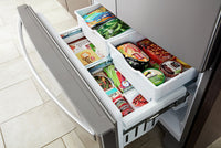 Whirlpool 20 Cu. Ft. Counter-Depth French-Door Refrigerator - WRF550CDHZ - Refrigerator in Stainless Steel
