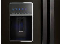 Whirlpool 27 Cu. Ft. Wide French-Door Fingerprint-Resistant Refrigerator - WRF767SDHV - Refrigerator in Fingerprint Resistant Black Stainless Steel