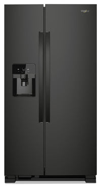Whirlpool 21 Cu. Ft. Side-by-Side Refrigerator - WRS321SDHB - Refrigerator in Black