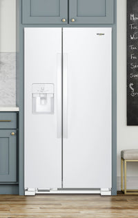 Whirlpool 21 Cu. Ft. Side-by-Side Refrigerator - WRS321SDHW - Refrigerator in White