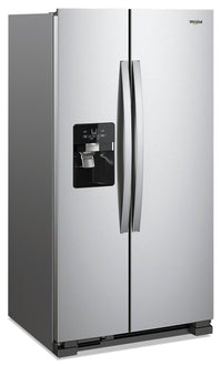 Whirlpool 21 Cu. Ft. Side-by-Side Refrigerator - WRS321SDHZ - Refrigerator in Fingerprint Resistant Stainless Steel