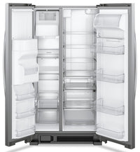 Whirlpool 21 Cu. Ft. Side-by-Side Refrigerator - WRS321SDHZ - Refrigerator in Fingerprint Resistant Stainless Steel