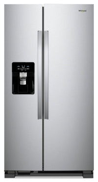 Whirlpool 21 Cu. Ft. Side-by-Side Refrigerator - WRS321SDHZ - Refrigerator in Fingerprint Resistant Stainless Steel