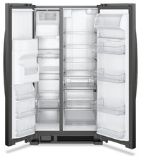 Whirlpool 25 Cu. Ft. Side-by-Side Refrigerator - WRS325SDHB - Refrigerator in Black