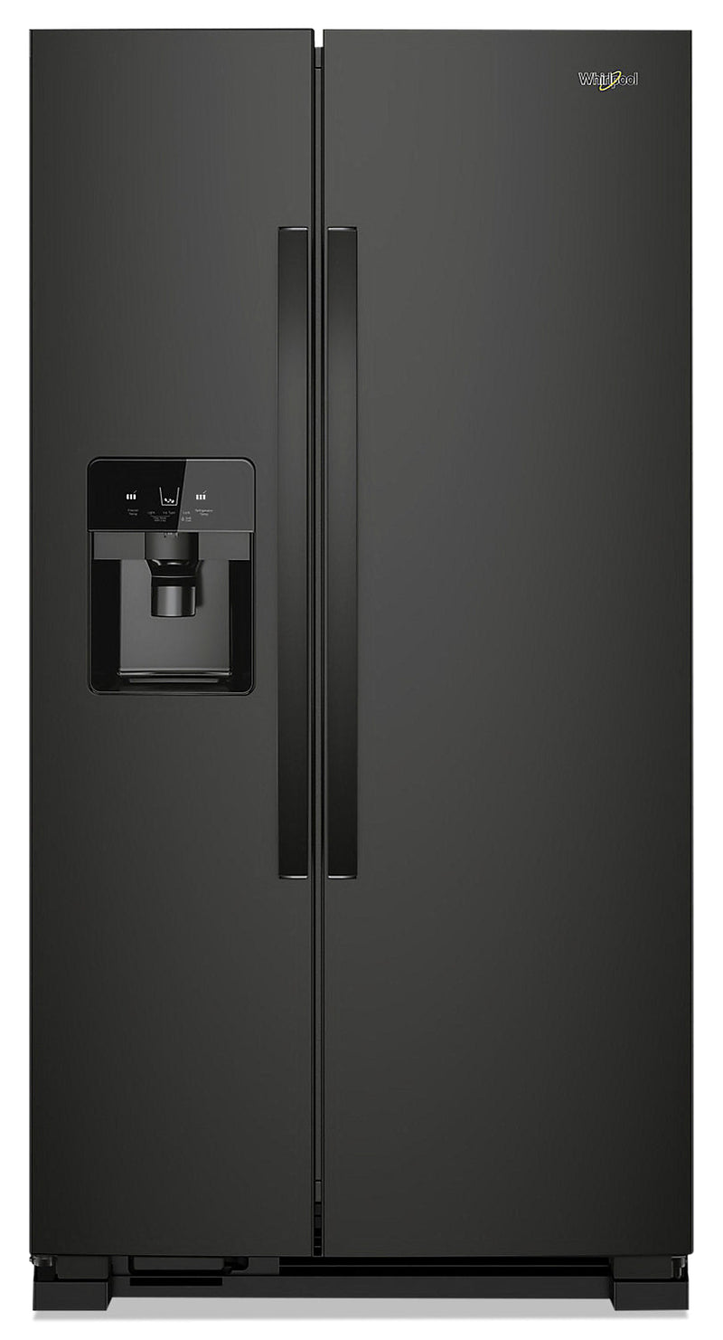 Whirlpool 25 Cu. Ft. Side-by-Side Refrigerator - WRS325SDHB - Refrigerator in Black