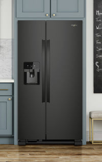 Whirlpool 25 Cu. Ft. Side-by-Side Refrigerator - WRS325SDHB - Refrigerator in Black